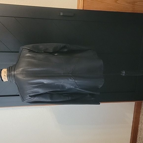 Jones New York Blazer leather jacket large - Picture 2 of 6